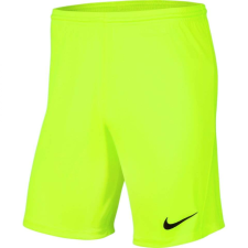 Nike Park III kötött férfi nadrágok, lime zöld, S férfi rövidnadrág
