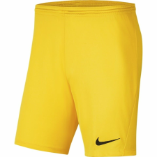 Nike Park III kötött férfi nadrágok, sárga, M férfi rövidnadrág