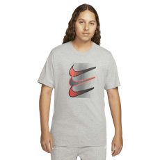 Nike Poló Nike M NSW Póló 12mo Swoosh DZ5173063 Férfi Gri S