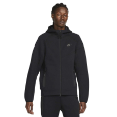 Nike Tch Flc Fz Wr kapucnis pulóver FB7921010 Férfi Fekete S
