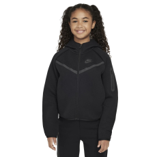 Nike Tech Fleece HD Fz Ls - PD kapucnis pulóver HV8695010 gyerek fekete S