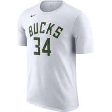 Nike x nba giannis antetokounmpo milwaukee bucks essentials tee póló férfi fehér xl