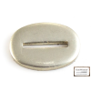  Nikkel-ezüst illeszték markolattüskés pengéhez 19x30x3mm