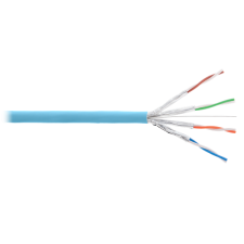 Nikomax falikábel u/ftp cat6a lsoh, dca, 500m, világoskék nkl 4455c-ib kábel és adapter