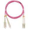 Nikomax Fiber Optic SC/UPC Fiber Optic LC/UPC Átalakító Rózsaszín 1m NMF-PC2M4C2-SCU-LCU-001