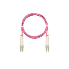 Nikomax OM4 Száloptikás Kábel 10m Magenta kábel és adapter