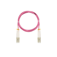 Nikomax OM4 Száloptikás Kábel 15m Magenta kábel és adapter
