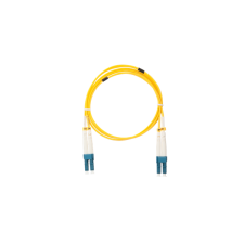 Nikomax Optikai patch kábel LC - LC, SM 9/125, OS2, duplex, 1m, sárga kábel és adapter