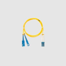 Nikomax Optikai patch kábel SC - LC, SM 9/125, OS2, duplex, 2m, sárga kábel és adapter