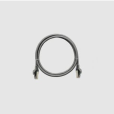 Nikomax Patch kábel F/UTP, Essential Series, CAT5e, LSZH, 3m, szürke kábel és adapter
