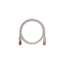 Nikomax Patch kábel S/FTP CAT6 LSOH, Essential Series,  5m, szürke kábel és adapter