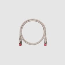 Nikomax Patch kábel S/FTP CAT6a LSOH, 3m, szürke kábel és adapter