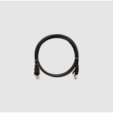 Nikomax Patch kábel UTP, CAT5e, LSZH, 1m, fekete (NMC-PC4UD55B-010-C-BK) kábel és adapter