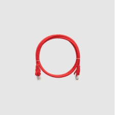 Nikomax Patch kábel UTP, CAT5e, LSZH, 3m, piros (NMC-PC4UD55B-030-C-RD) kábel és adapter