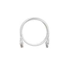 Nikomax patch kábel UTP, CAT6, PVC, 1m, fehér (NMC-PC4UE55B-010-WT) kábel és adapter