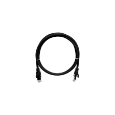 Nikomax patch kábel utp, cat6, pvc, 3m, fekete kábel és adapter