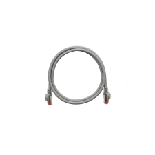 Nikomax S/FTP CAT6a Patch kábel 0.3m Szürke (NMC-PC4SA55B-ES-003-C-GY) kábel és adapter