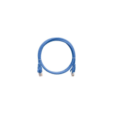 Nikomax S/FTP CAT6a Patch kábel 10m Kék kábel és adapter