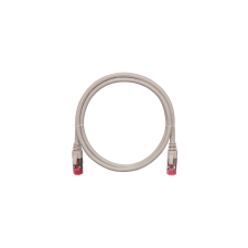 Nikomax S/FTP CAT6a Patch kábel 1m - Szürke (NMC-PC4SA55B-010-GY) kábel és adapter