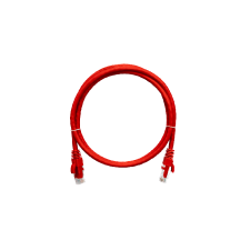 Nikomax S/FTP CAT6a Patch kábel 5m - Piros (NMC-PC4SA55B-050-RD) kábel és adapter