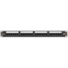 Nikomax Unshielded patch panel 24 ports 19" 1U Category 5e