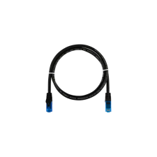 Nikomax - UTP CAT6 LSOH, 10m, fekete - NMC-PC4UE55B-ES-100-C-BK kábel és adapter