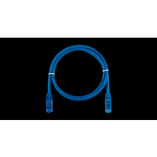 Nikomax UTP CAT6 Patch kábel 10m - Kék kábel és adapter