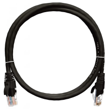 Nikomax UTP CAT6A Összekötő Fekete 5m NMC-PC4SA55B-050-C-BK kábel és adapter