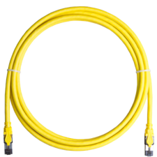 Nikomax UTP Összekötő Sárga 10m NMC-PC4SA55B-100-YL kábel és adapter