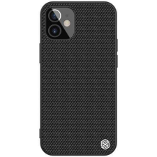 Nillkin APPLE iPhone 12 mini, NILLKIN TEXTURED mobiltok, Textúrált minta, Fekete tok és táska