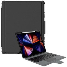 Nillkin Bumper Combo bőr hatású tablet tok iPad Pro 12.9" fekete tok és táska