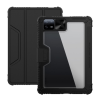 Nillkin BUMPER PRO műanyag telefonvédő (aktív FLIP, szilikon keret, közepesen ütésálló, asztali tartó funkció) FEKETE Xiaomi Pad 6
