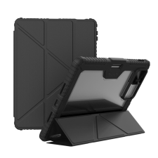 Nillkin Bumper Pro Samsung Galaxy Tab S10 FE oldalra nyíló tok kitámasztóval, fekete tablet pc