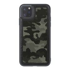 Nillkin camo műanyag telefonvédő (bőr hatású, kamera védelem, terep minta) fekete gp-100840 tok és táska
