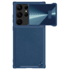Nillkin CamShield Leather hátlap csúsztatható kameravédelem Samsung Galaxy S23 Ultra kék tok és táska