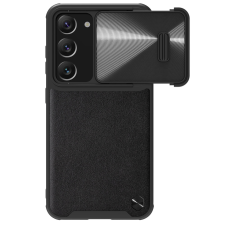 Nillkin CamShield Leather S Case Samsung Galaxy S23+ tok kameravédővel fekete tok és táska