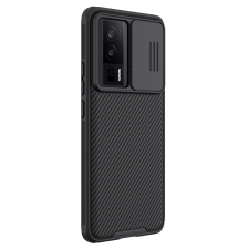 Nillkin CamShield Pro Poco F5 Pro 5G Szilikon Tok - Fekete tok és táska