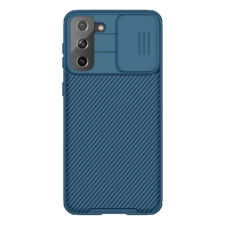 Nillkin CAMSHIELD PRO szilikon telefonvédő (ütésállóság. kameravédő. csíkos) SÖTÉTKÉK tok és táska