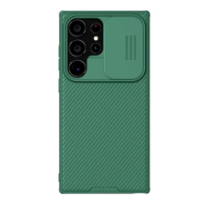 Nillkin CAMSHIELD PRO szilikon telefonvédő (ütésállóság. kameravédő. csíkos) SÖTÉTZÖLD tok és táska