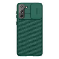 Nillkin CAMSHIELD PRO szilikon telefonvédő (ütésállóság. kameravédő. csíkos) SÖTÉTZÖLD tok és táska