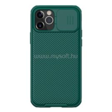 Nillkin CAMSHIELD PRO szilikon telefonvédő (ütésállóság, kameravédő, csíkos) SÖTÉTZÖLD (GP-100380) tok és táska