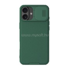 Nillkin CAMSHIELD PRO szilikon telefonvédő (ütésállóság, kameravédő, csíkos) SÖTÉTZÖLD (GP-162308) tok és táska