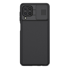 Nillkin CamShield Samsung Galaxy F62/M62 Műanyag Tok - Fekete (GP-113869) tok és táska
