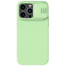 Nillkin CamShield Silky Silicone MagSafe Apple iPhone 14 Pro Max green tok és táska