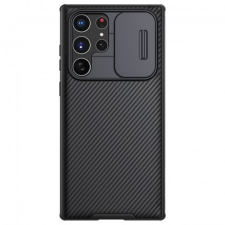 Nillkin CamShield szilikon tok Samsung Galaxy S22 Ultra, fekete tok és táska