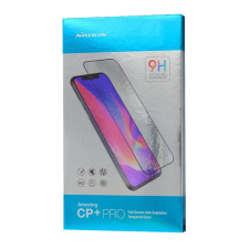 Nillkin CP+ PRO képernyővédő üveg (2.5D kerekített szél, íves, full glue, karcálló, UV szűrés, 0.33mm, 9H) FEKETE [Samsung Galaxy A10 ... mobiltelefon kellék