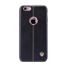 Nillkin ENGLON műanyag telefonvédő (bőr hatású, varrás minta, logó kivágás) FEKETE tok és táska