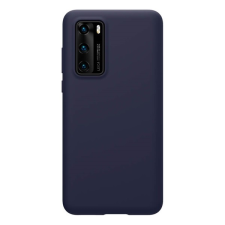 Nillkin Flex Pure Huawei P40 szilikon telefonvédő (ultravékony, környezetbarát, matt) sötétkék tok és táska