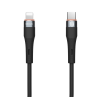 Nillkin FLOWSPEED adatkábel (Type-C - lightning 8pin, 27W, PD gyorstöltés támogatás, 100cm) FEKETE Apple IPAD, Apple iPod touch 5, Apple iPhone 5S, Apple iPhone 6 Plus 5.5, Apple IPAD mini 3, App