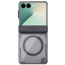 Nillkin Iceblade Prop Magnetic Samsung Galaxy Z Flip 7 mágneses tok, fekete-átlátszó tok és táska